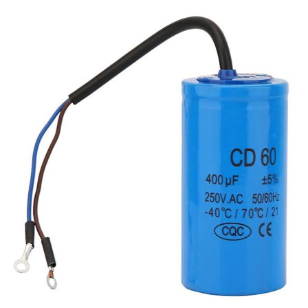 Cd60 Startkondensator med ledning 250v AC 400uf 50/60hz for motor luftkompressor LANG