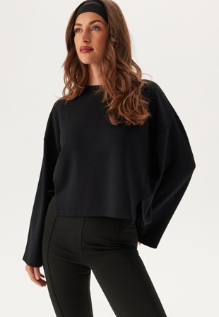 VILA Vireflecti Crew Neck L/S SWEAT Black Beauty Klær