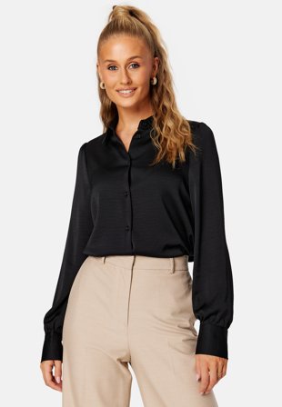 ONLY Nala LS Shirt Black Klær