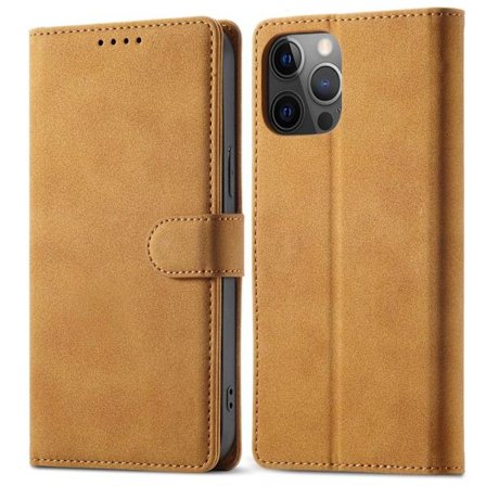 Fodral för Samsung A26 gult flip läder