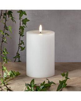 LED Pöytäkynttilä Flamme Flow Iso Valkoinen