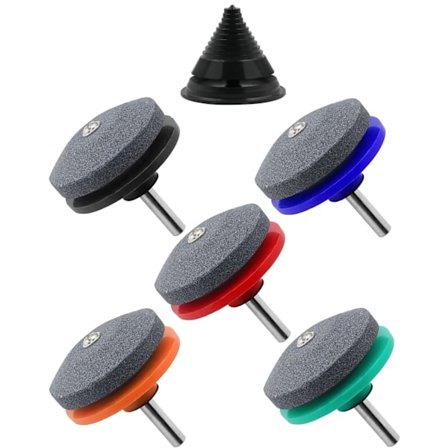 1 stk. Knivbalanseringssett, 5 stk.gressklipperslipestang