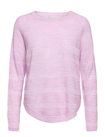 Onlcaviar L/S Pullover Knt Pullover Striktrøje Lilla ONLY