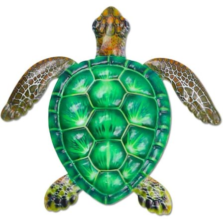 12 tuuman (vihreä) suuri metalli seinäkoriste kylpyhuoneeseen, makuuhuoneeseen, uima-altaaseen