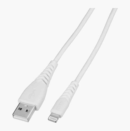 USB-kabel med Lightning-kontakt 2 m vit