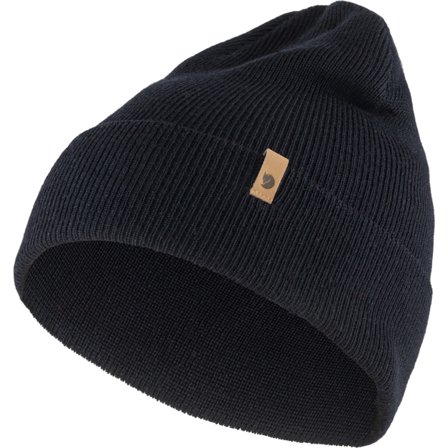 Fjällräven Classic Knit Lue OneSize - unisex - Dark Navy/Blå - Kaps, Lues & beanies