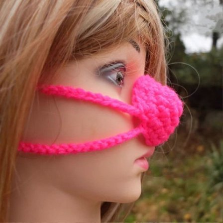 Håndlagde nesebeskyttere i ull, vindtett, myk nesebeskytter for kaldt vær