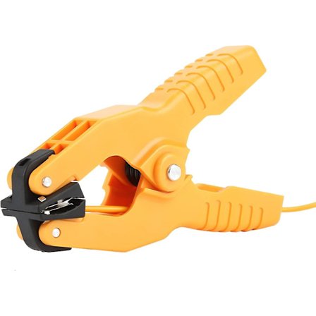 Temperaturtester Temperaturtester Klemme Temperatur Blyrør Klemmer (gul) (1 stk)