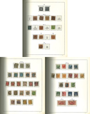 Danmark til 1995 - Samling i 1 frimärksalbum - Stemplet