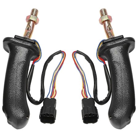 2 kpl L+R 3 painikkeen kaivinkoneen joystick-kokoonpano Doosan DX150 215 225 300 370-9C -malleihin [DB]