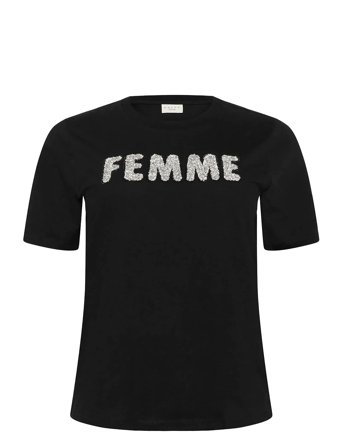 Kcariana T-Shirt Black Kaffe Curve