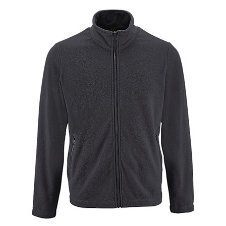 SOLS Herr Norman Fleece Jacka XL Charcoal