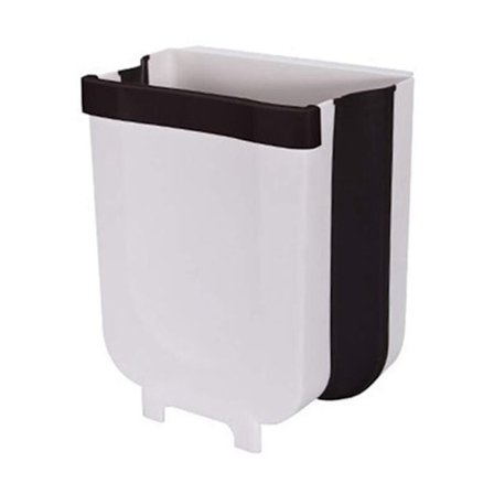 Bærbar hængende skraldespand Mini sammenklappelig skraldespand Skraldespand til ophæng over skuffe Skab Køkken Soveværelse Badeværelse A