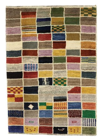 Itämainen Gabbeh Matot Matto 82X115 Ruskea/Oranssi (Villa, )