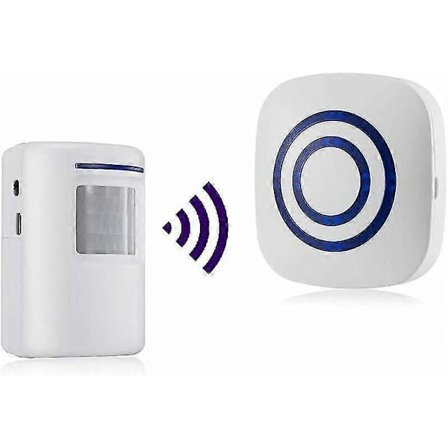 Bevegelsesdetektor Alarm, Sirene Bevegelsesdetektorer Infrarød-Sensor Trådløs Alarm Pir Sett Bevegelsesdetektor Infrarød Detektor 38 Ringetoner