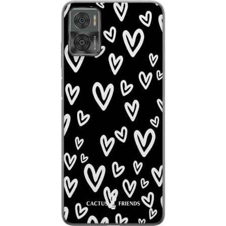 Yhteensopiva Puhelinkuori Motorola Motorola Moto E22i Cactus and Friends - Handdrawn Love Chaos