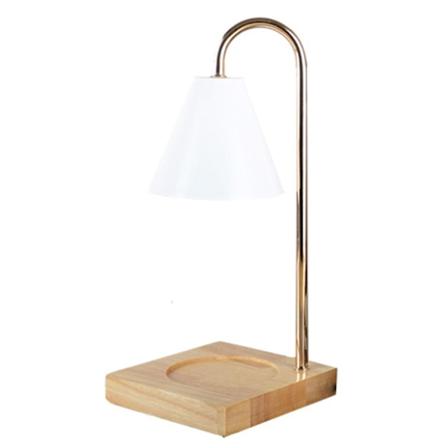 Helt Ny Lysestake LED Lys Tre Metall Kreativ Flerfarget Gave Dimbar Hjemmedekor white us