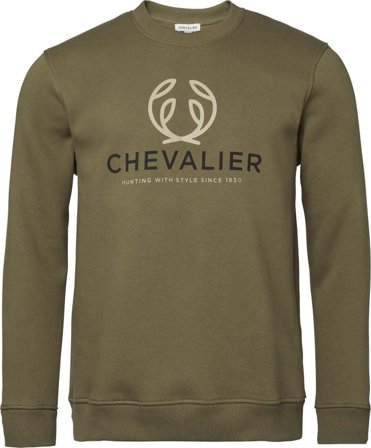Chevalier Men ́s Chevalier Logo Sweatshirt Men long-sleeved sweaters Green L