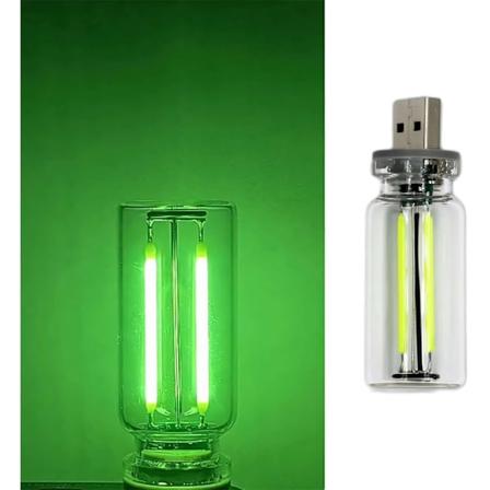 Mini USB Bil Natlys - Berøringsstyret LED Stemningslys til Bils Indre & Soveværelse, Model C c