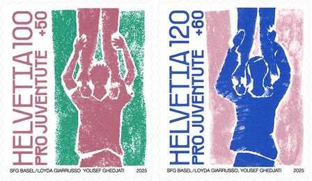 Schweiz - Pro Juventute - Postfrisk sæt 2v