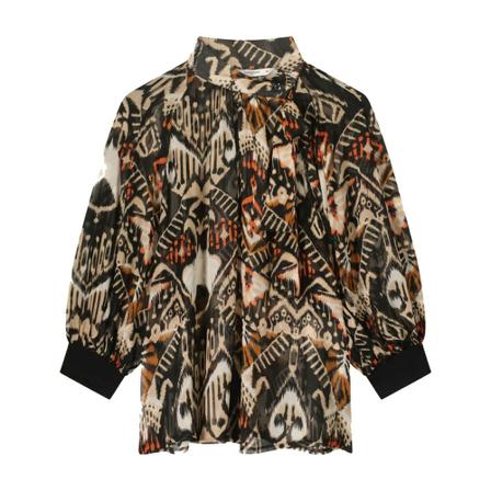 Summum Woman Blouses , Zwart , Dames , Maat: XL