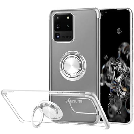 Samsung Galaxy S20 Ultra - Beskyttelsesdeksel med Ringholder Gull
