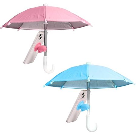 stk. Mobiltelefon Paraply, Justerbar Multifunktionel - Sød Telefon Paraply Solcreme Telefon Blokerer Genskin