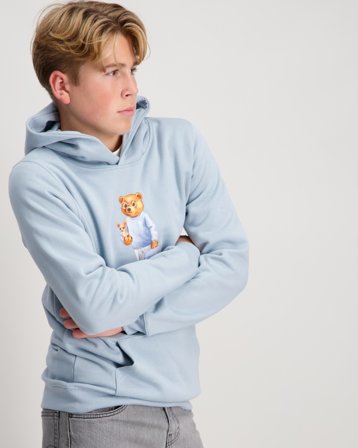 Baron Filou FW25 Honeygang Hoodi CXLIX. Niebieski Bluzy z kapturem Chłopiec - Kids Brand Store