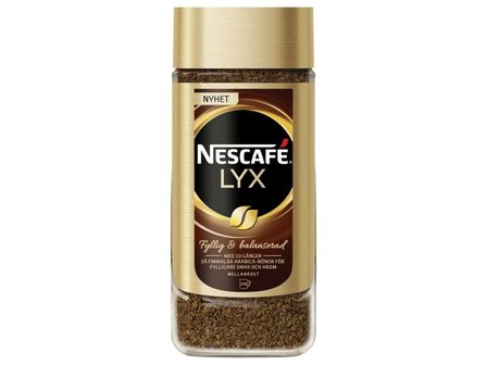 Nescafé Kaffe Snabbkaffe Lyx Mellanrost 200g - Lyreco - Kök och servering - Kaffe och te - Instantkaffe