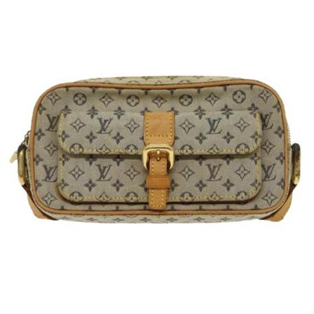 Louis Vuitton Vintage, Blue Canvas Louis Vuitton Shoulder Bags Blauw, Dames, Maat:ONE Size