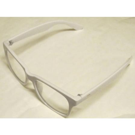 Solbriller Retro Clear - Hvit White