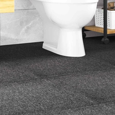 vidaXL Textilplattor 20 st 5 m² 50x50 cm antracit