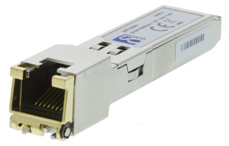 Deltaco SFP-HP003 - SFP (mini-GBIC) transceivermodul (tilsvarer: HP J8177C) - GigE - 1000Base-T - RJ-45 - opp til 100 m - for HPE 1810, 1910, 20p