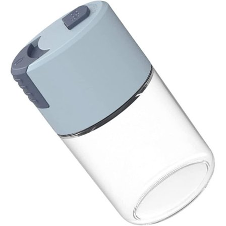 Kvantitatiivinen maustepurkki 100ml Mittaava maustepullo Lasinen suolan annostelija Keittiön säilytysastia Pippuri Kuminajauhe Lasipurkit Välineet