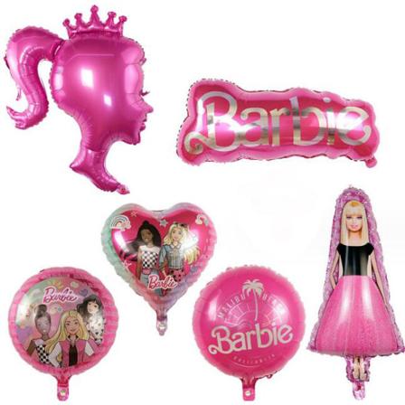 Prinsessan temafest rosa ballongdekoration Pink