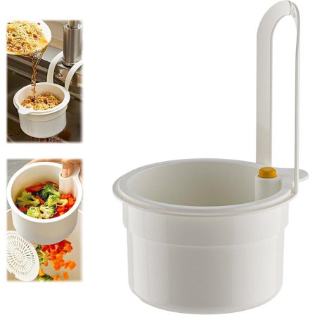 Afløbskurv - Afløbsfilter - Vask Opbevaringsholder - Hane Hængende Si - Vask Afløbskurv