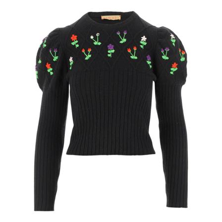 Cormio, Round-neck Knitwear Zwart, Dames, Maat:S
