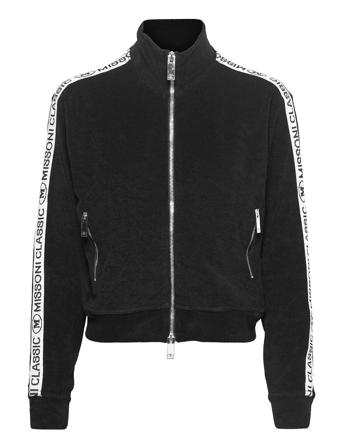 M Missoni-Round Neck Sweatshirt Black Missoni