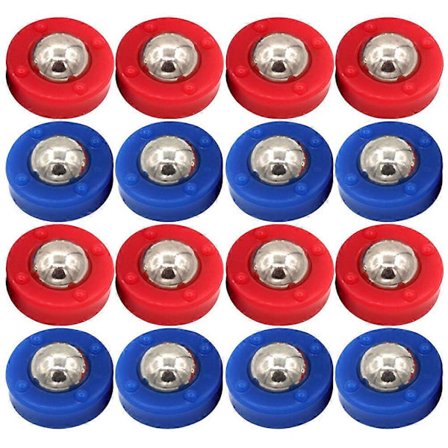 24 stk. Mini Shuffleboard Bordplade Ruller Kugler Shuffleboard Curling Udskiftningstilbehør
