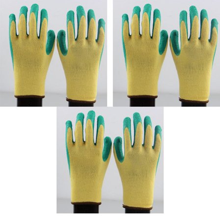 3 par robusta trädgårdshandskar - EN