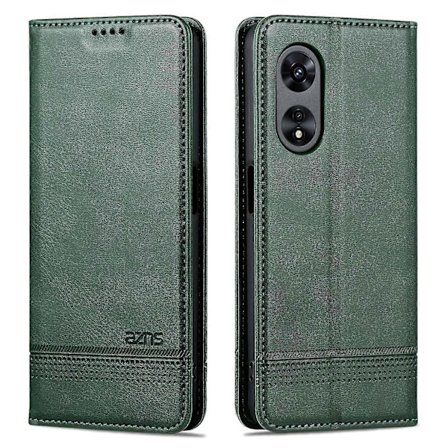 AZNS Oppo A58 5G/A58x 5G/A78 5G Naarmuuntumaton Nahkainen Puhelinkotelo Jalustalla Lompakko Magneettinen Käännettävä Suojakotelo