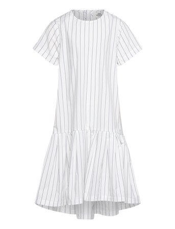 Mads Nørgaard Crisp Poplin Drastina Dress - White - 104