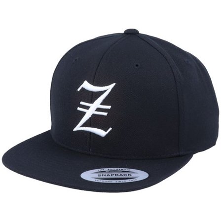 Iconic - Svart snapback Keps - Z Letter 3D Black Snapback @ Hatstore
