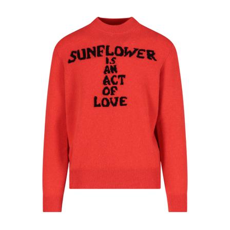 Sunflower, Round-neck Knitwear Rood, Heren, Maat:L