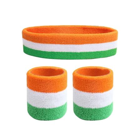 3 kappaleen hikinauhasarja, sisältää päänauhan ja rannehikinauhat Color2