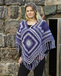 Hekleoppskrift Poncho - Järbo