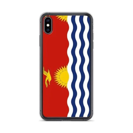 iPhone kuori - Kiribati - Lippu - Pehmeä - Monivärinen - Yhteensopiva iPhone XS Max