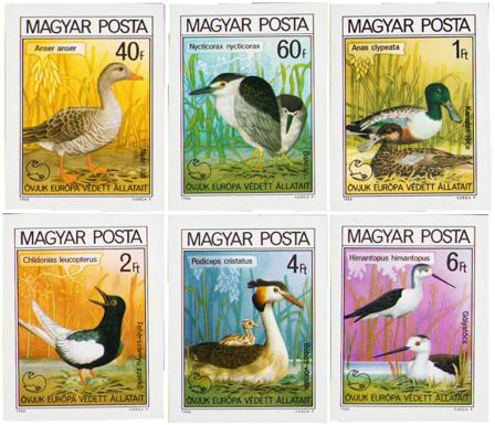 Ungarn 1980 - MICHEL 3451B-3456B - Postfrisk