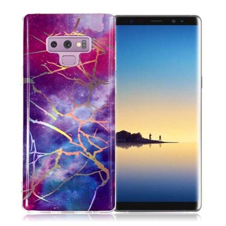 Samsung Galaxy Note 9 Mobilskal Silikon Marmor - Multifärgad