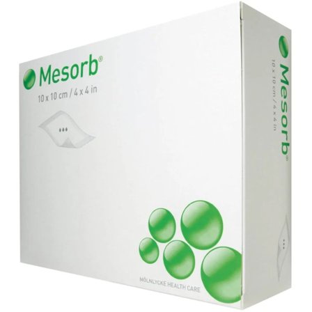 Mesorb absorberende bandasje 10 x 10 cm 10 stk